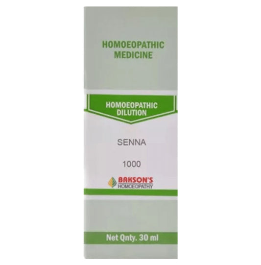 Bakson's Homeopathy Senna Dilution 1000 CH - Classic Derma