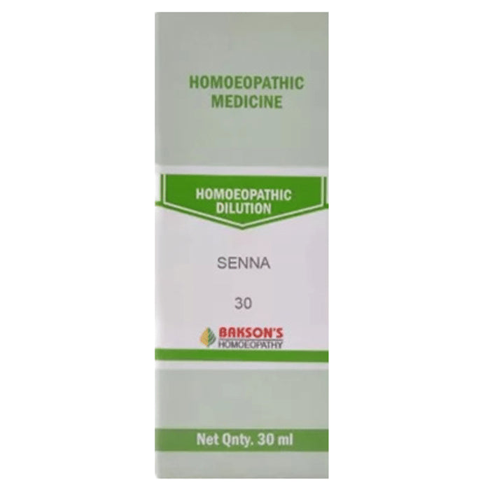 Bakson's Homeopathy Senna Dilution 30 - Classic Derma