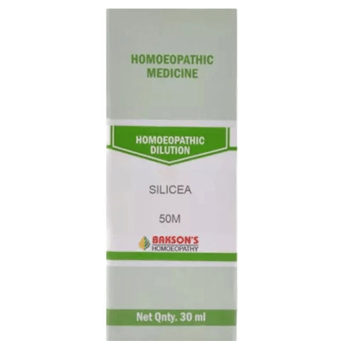 Bakson's Homeopathy Silicea Dilution 50M - Classic Derma
