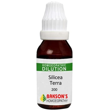Bakson's Homeopathy Silicea Terra Dilution 200 CH - Classic Derma