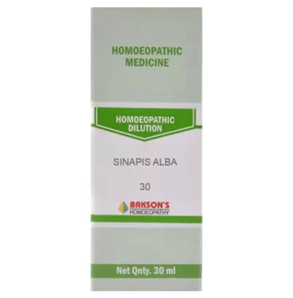 Bakson's Homeopathy Sinapis Alba Dilution 30 - Classic Derma
