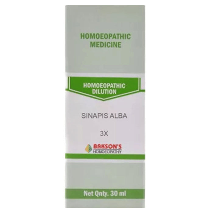 Bakson's Homeopathy Sinapis Alba Dilution 3X - Classic Derma