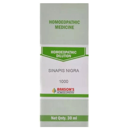 Bakson's Homeopathy Sinapis Nigra Dilution 1000 CH - Classic Derma