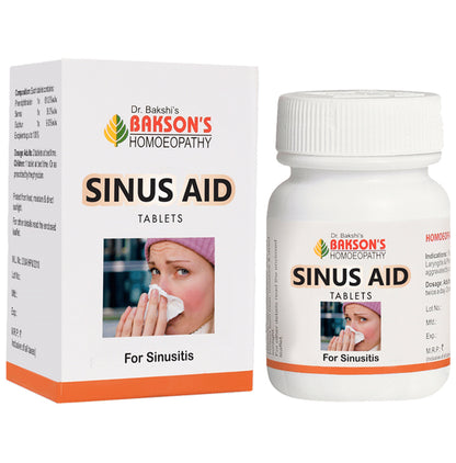 Bakson's Homeopathy Sinus Aid Tablet - Classic Derma
