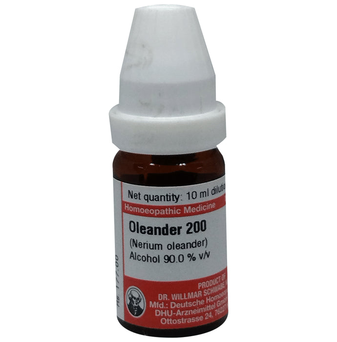 Dr Willmar Schwabe Germany Oleander (Nerium Oleander) Dilution 200 - Classic Derma