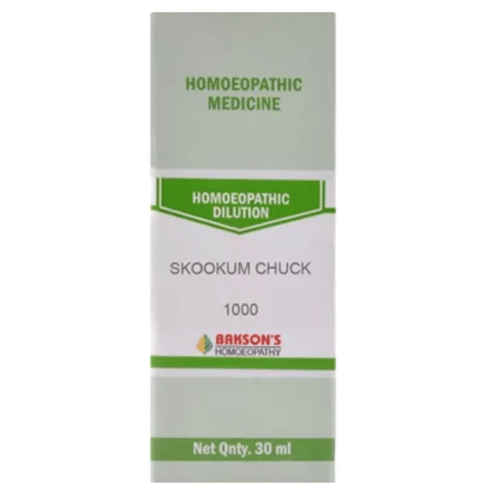 Bakson's Homeopathy Skookum Chuck Dilution 1000 CH - Classic Derma
