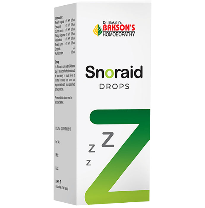 Bakson's Homeopathy Snoraid Drop - Classic Derma