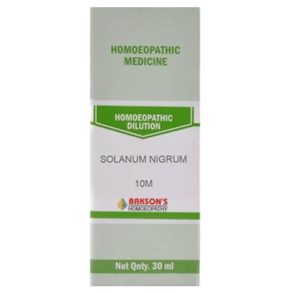 Bakson's Homeopathy Solanum Nigrum Dilution 10M - Classic Derma