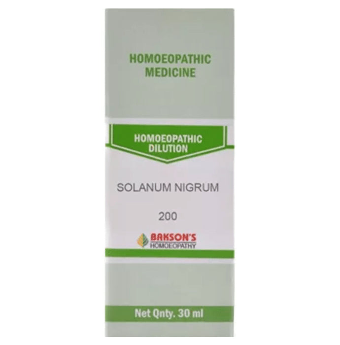 Bakson's Homeopathy Solanum Nigrum Dilution 200 - Classic Derma