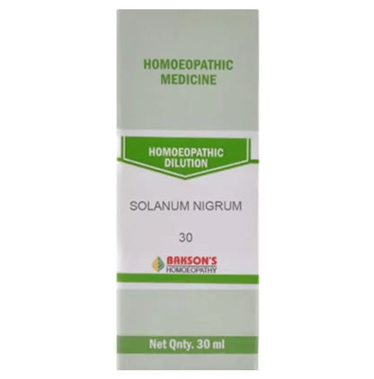 Bakson's Homeopathy Solanum Nigrum Dilution 30 - Classic Derma