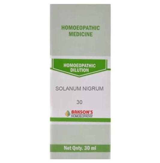 Bakson's Homeopathy Solanum Nigrum Dilution 30 - Classic Derma