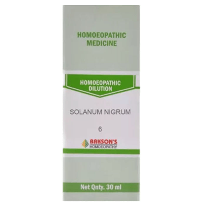 Bakson's Homeopathy Solanum Nigrum Dilution 6 CH - Classic Derma