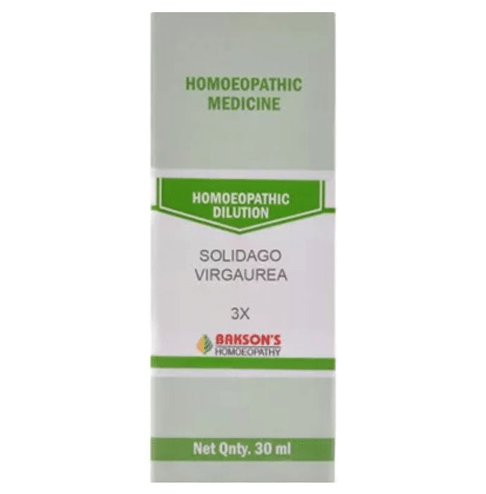 Bakson's Homeopathy Solidago Virgaurea Dilution 3X - Classic Derma