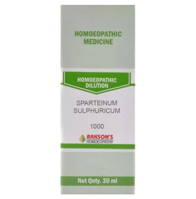 Bakson's Homeopathy Sparteinum Sulphuricum Dilution 1000 CH - Classic Derma