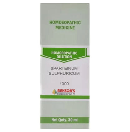 Bakson's Homeopathy Sparteinum Sulphuricum Dilution 1000 CH - Classic Derma