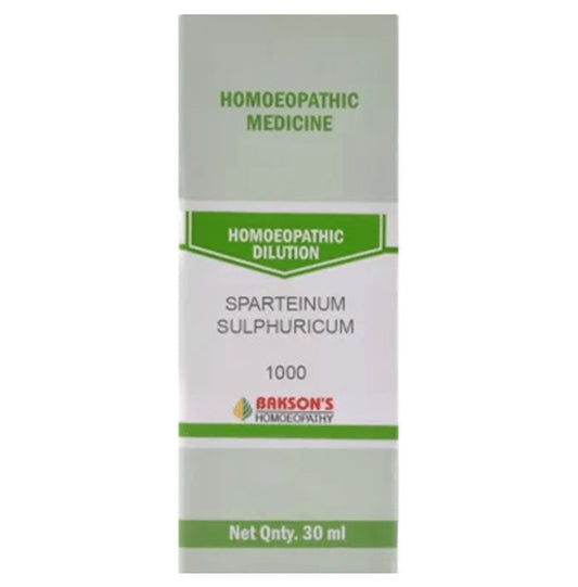 Bakson's Homeopathy Sparteinum Sulphuricum Dilution 1000 CH - Classic Derma