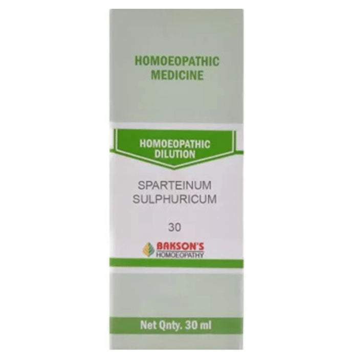 Bakson's Homeopathy Sparteinum Sulphuricum Dilution 30 - Classic Derma