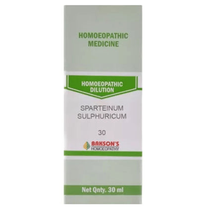 Bakson's Homeopathy Sparteinum Sulphuricum Dilution 30 - Classic Derma