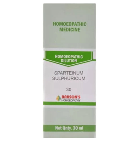 Bakson's Homeopathy Sparteinum Sulphuricum Dilution 30 - Classic Derma