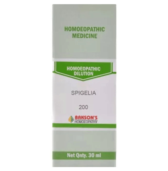 Bakson's Homeopathy Spigelia Dilution 200 - Classic Derma