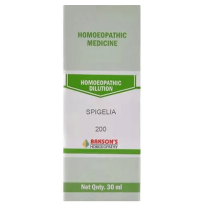 Bakson's Homeopathy Spigelia Dilution 200 - Classic Derma