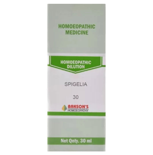 Bakson's Homeopathy Spigelia Dilution 30 - Classic Derma