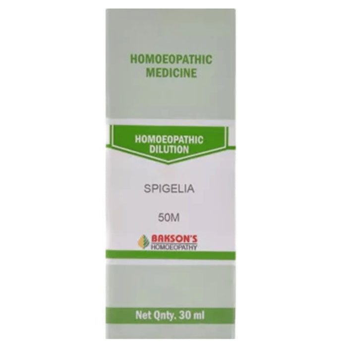 Bakson's Homeopathy Spigelia Dilution 50M - Classic Derma