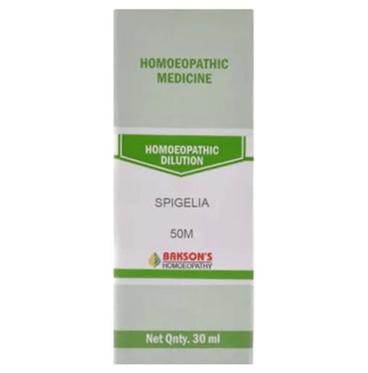 Bakson's Homeopathy Spigelia Dilution 50M - Classic Derma