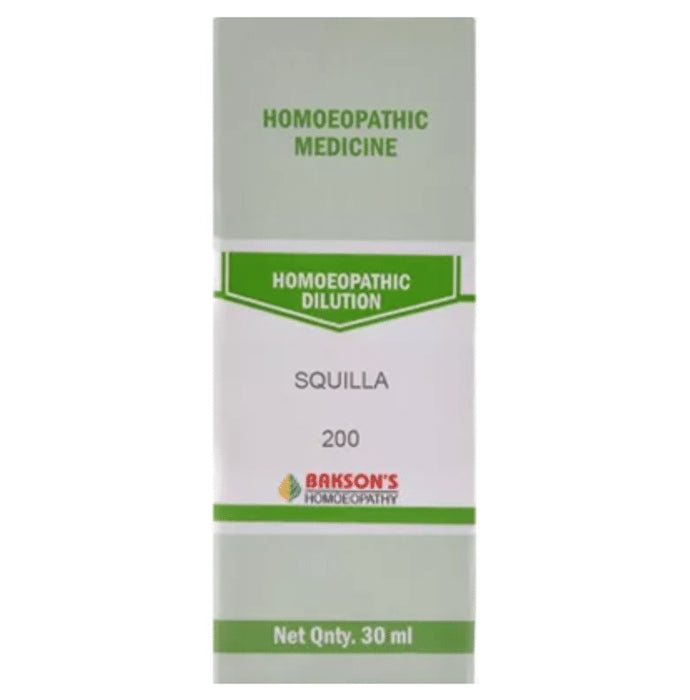 Bakson's Homeopathy Squilla Dilution 200 - Classic Derma
