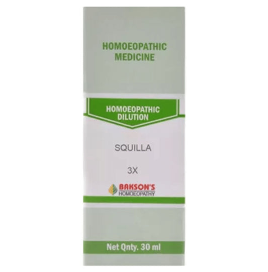 Bakson's Homeopathy Squilla Dilution 3X - Classic Derma