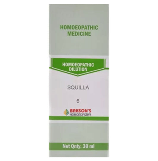 Bakson's Homeopathy Squilla Dilution 6 CH - Classic Derma