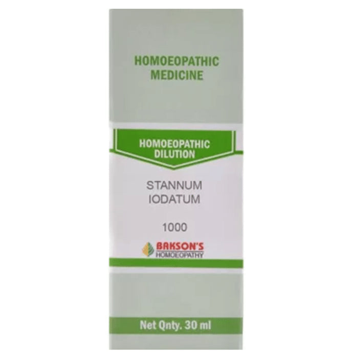 Bakson's Homeopathy Stannum Iodatum Dilution 1000 CH - Classic Derma
