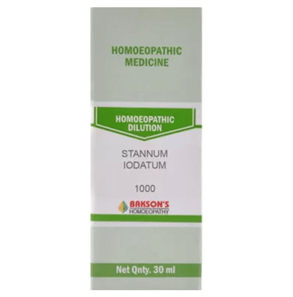 Bakson's Homeopathy Stannum Iodatum Dilution 1000 CH - Classic Derma
