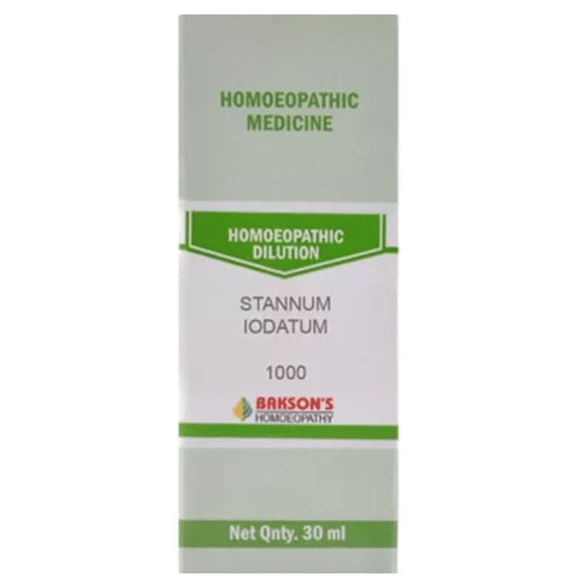 Bakson's Homeopathy Stannum Iodatum Dilution 1000 CH - Classic Derma