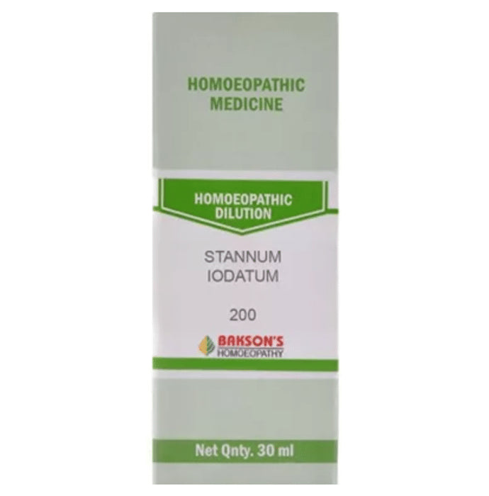 Bakson's Homeopathy Stannum Iodatum Dilution 200 - Classic Derma