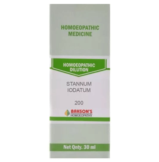 Bakson's Homeopathy Stannum Iodatum Dilution 200 - Classic Derma
