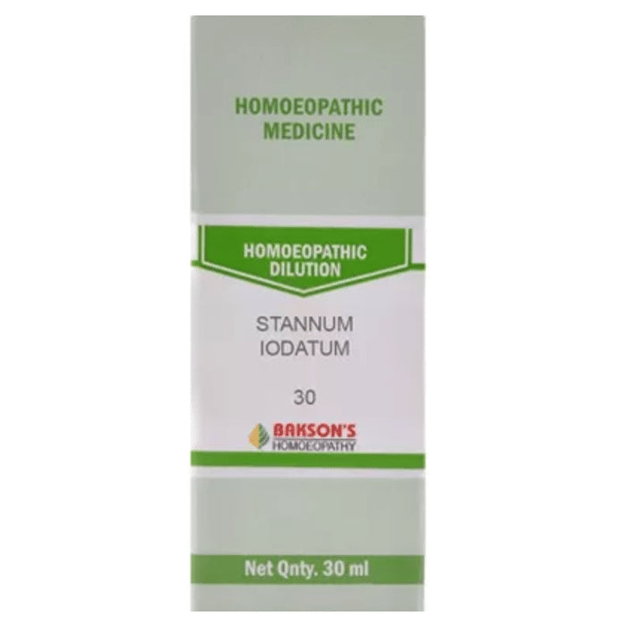 Bakson's Homeopathy Stannum Iodatum Dilution 30 - Classic Derma
