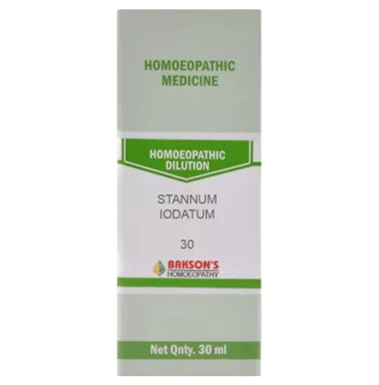 Bakson's Homeopathy Stannum Iodatum Dilution 30 - Classic Derma