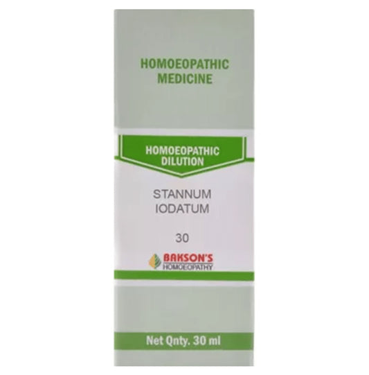 Bakson's Homeopathy Stannum Iodatum Dilution 30 - Classic Derma