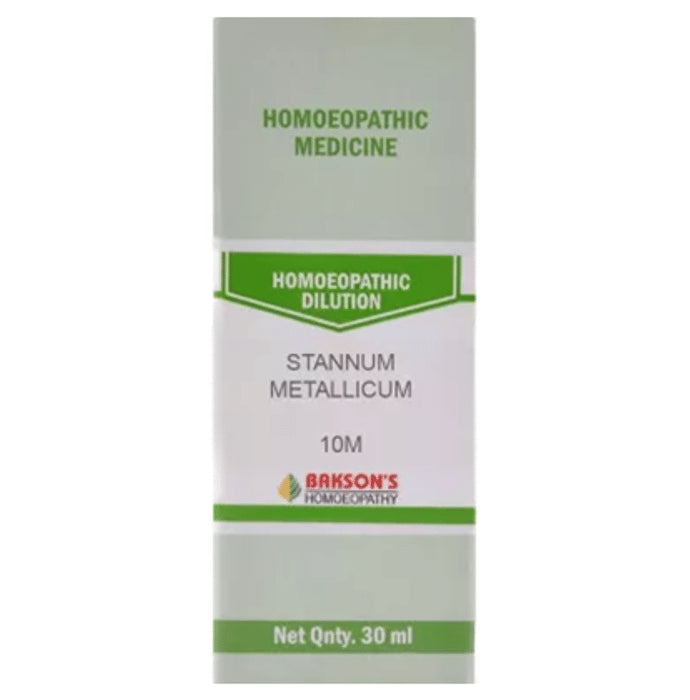 Bakson's Homeopathy Stannum Metallicum Dilution 10M - Classic Derma