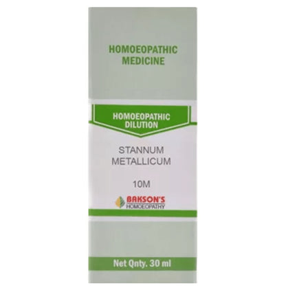 Bakson's Homeopathy Stannum Metallicum Dilution 10M - Classic Derma