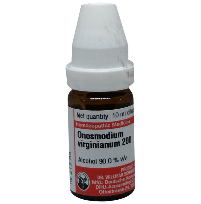 Dr Willmar Schwabe Germany Onosmodium Virginianum Dilution 200 - Classic Derma