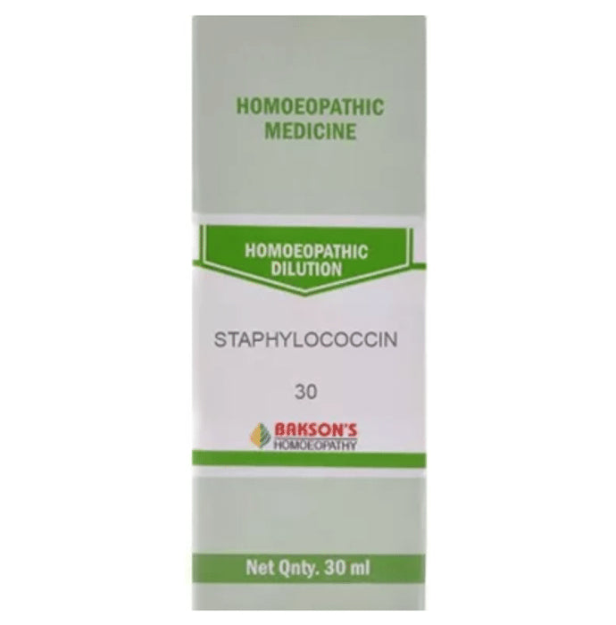 Bakson's Homeopathy Staphylococcin Dilution 30 - Classic Derma
