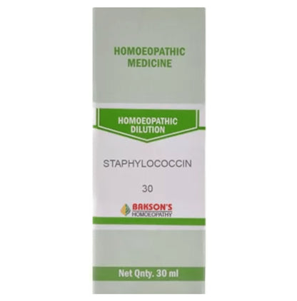 Bakson's Homeopathy Staphylococcin Dilution 30 - Classic Derma