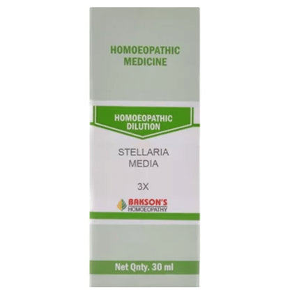 Bakson's Homeopathy Stellaria Media Dilution 3X - Classic Derma