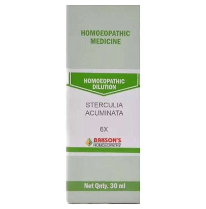 Bakson's Homeopathy Sterculia Acuminata Dilution 6X - Classic Derma