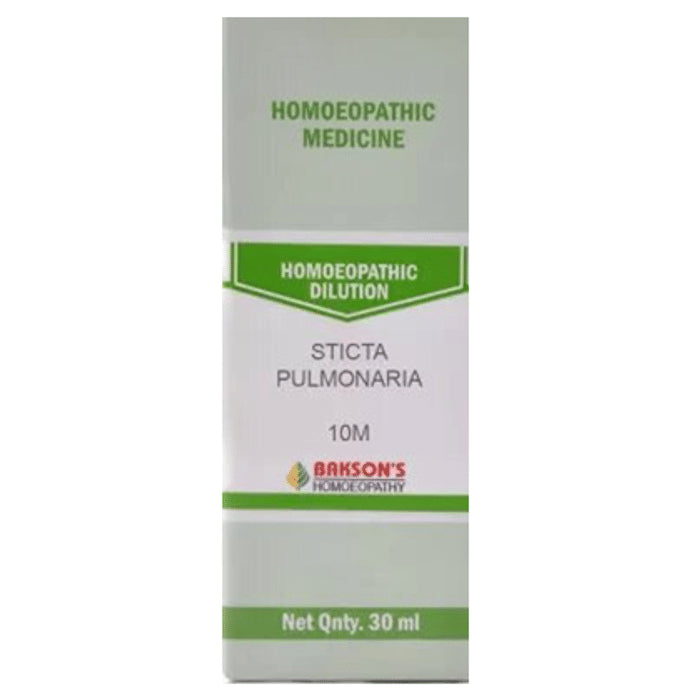 Bakson's Homeopathy Sticta Pulmonaria Dilution 10M - Classic Derma