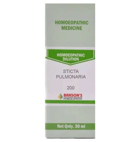 Bakson's Homeopathy Sticta Pulmonaria Dilution 200 - Classic Derma