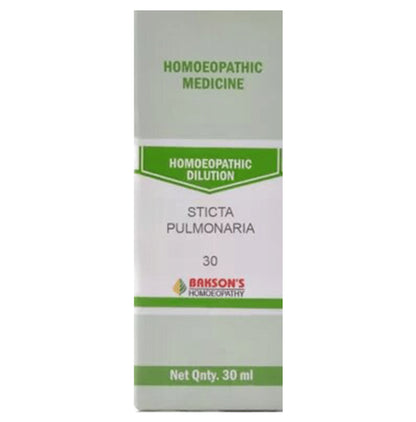 Bakson's Homeopathy Sticta Pulmonaria Dilution 30 - Classic Derma