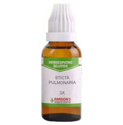 Bakson's Homeopathy Sticta Pulmonaria Dilution 3X